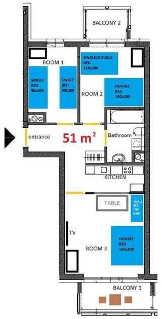 Апартаменты Ostatnia 1E/70 Krakow Краков-1